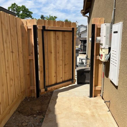 Services wooden gates